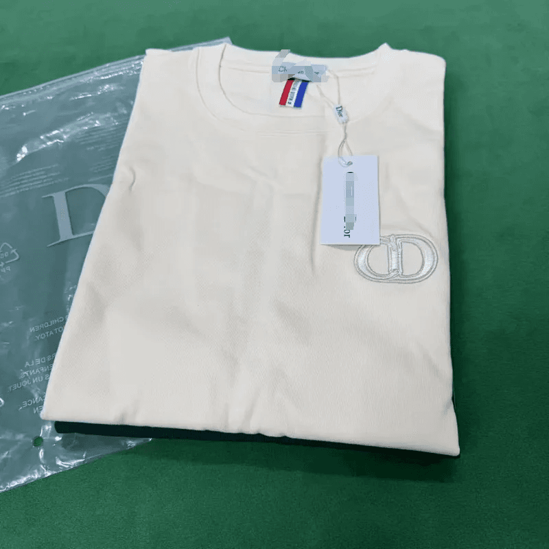 Dior Polo Shirt CD Logo — 杏色