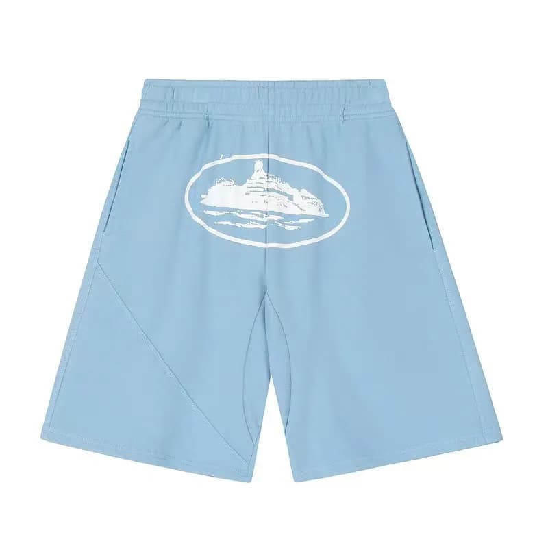 Gallery Dept. Jogger Yacht Logo — 浅蓝色短裤【印白图】