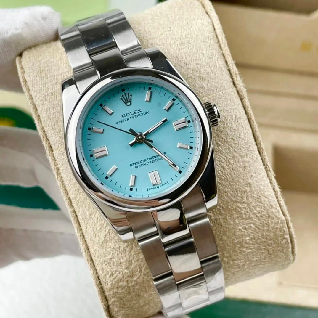 Rolex Oyster Perpetual Ice Blue Dial