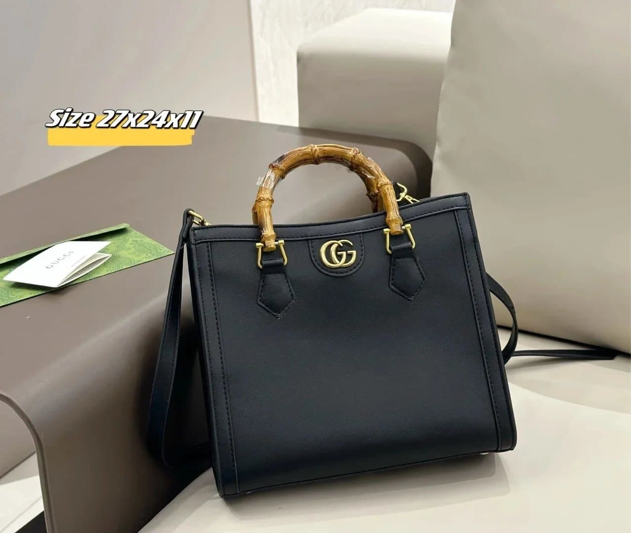Gucci Horsebit 1955 Mini Top Handle Bag Smooth Leather — 25