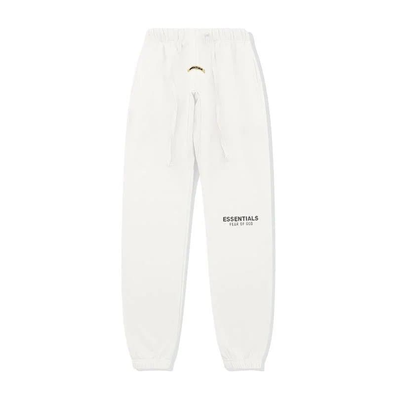 Fear of God Essentials Logo Hoodie Essentials — 裤子白色