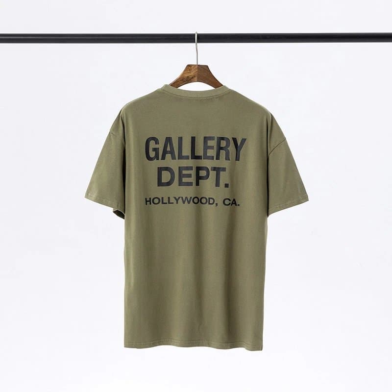 Graphic Tee Gallery Dept. Back Print — 965# Military Green