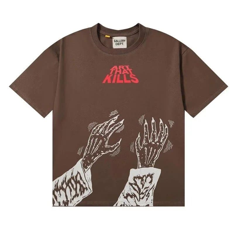 Gallery Dept. Skeleton Beach Tee Graphic Print — 05咖色