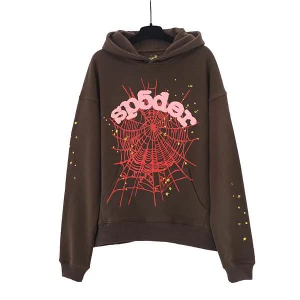 Sp5der Hooded Sweatshirt Spider Web Graphic