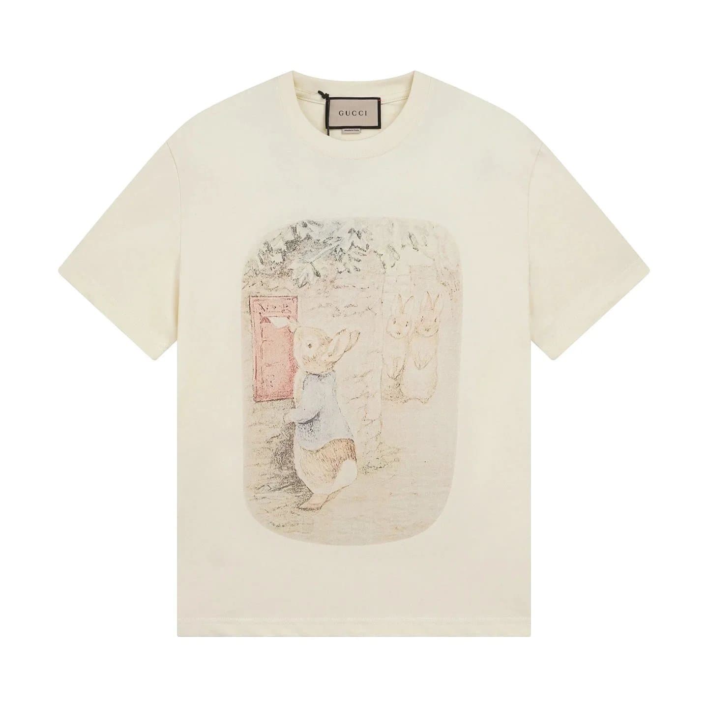 Gucci Logo T-Shirt Rainbow Web — 0103095CPZC