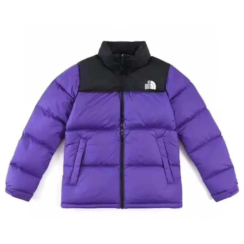 The North Face Nuptse Jacket Black/Grey Camo — 24