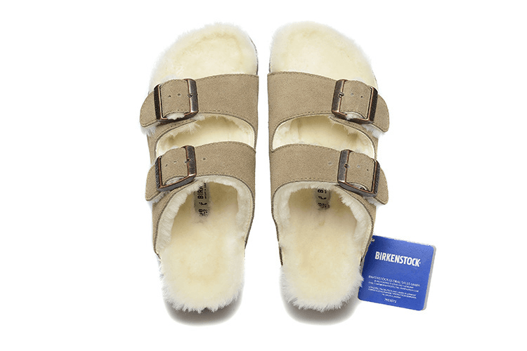Birkenstock Boston Shearling Lined — DC版本 勃肯 · 加绒两扣羚羊棕