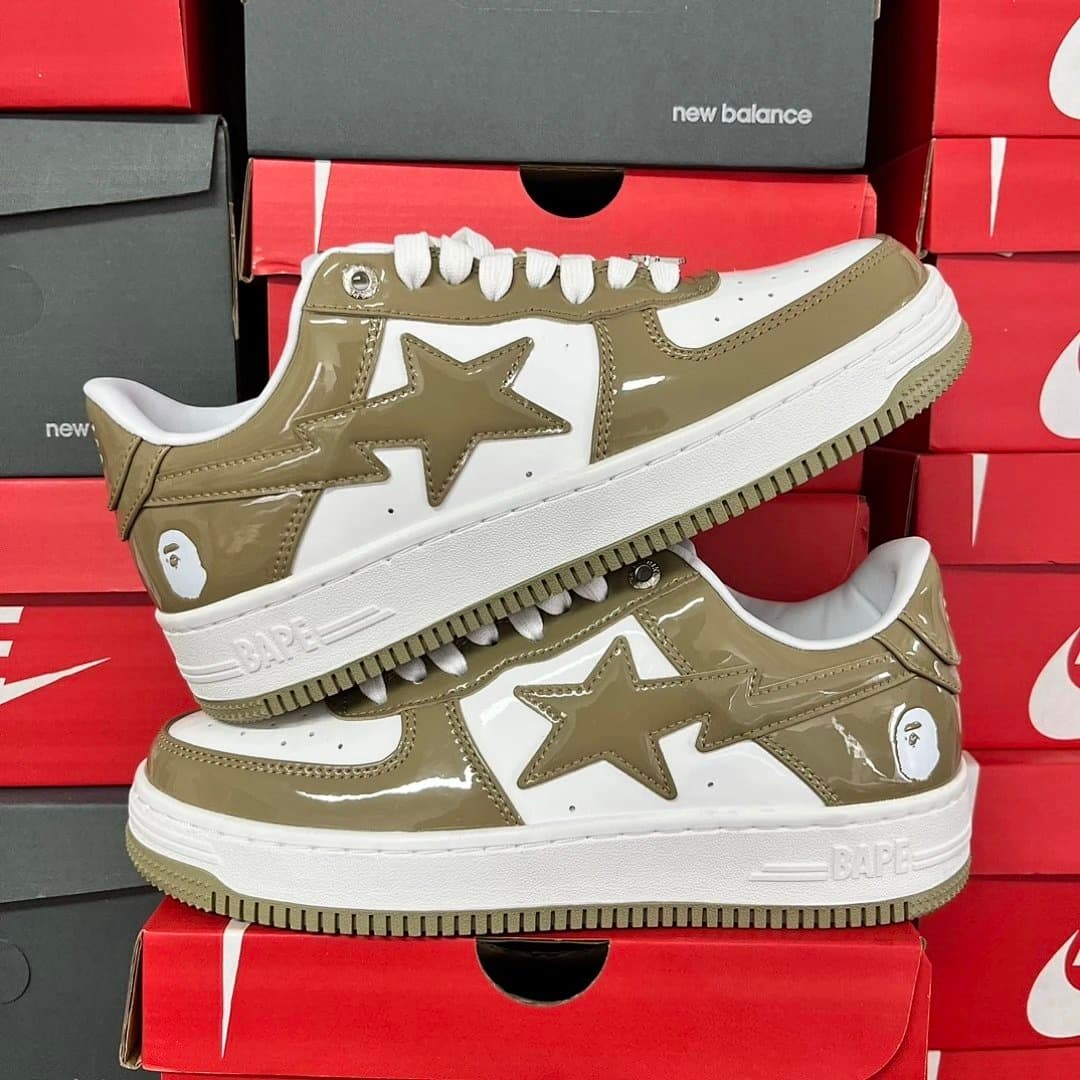 Bape Sta Batman — 白棕色