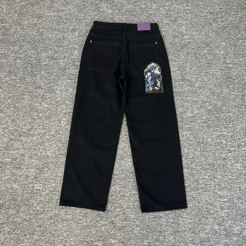 Balenciaga Trousers Embroidered Patch
