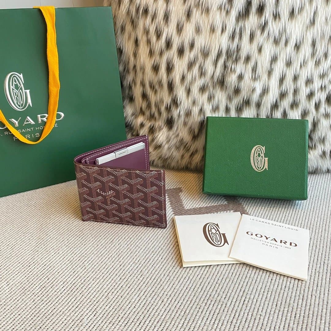 Goyard Bifold Wallet Saint Louis Pattern