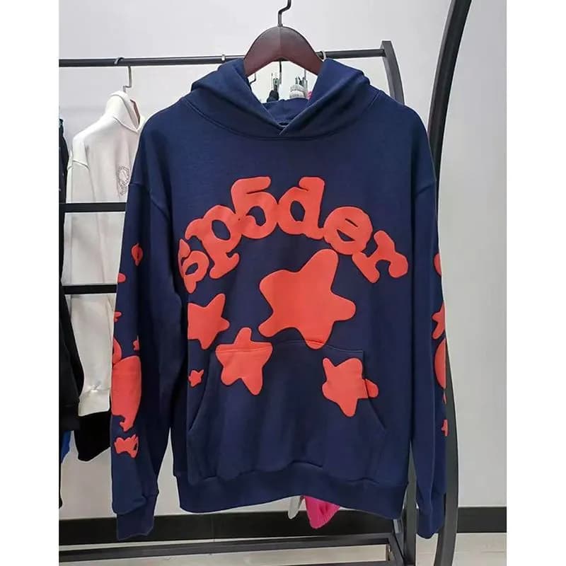 Off-White Hooded Sweatshirt Star Logo Appliqué