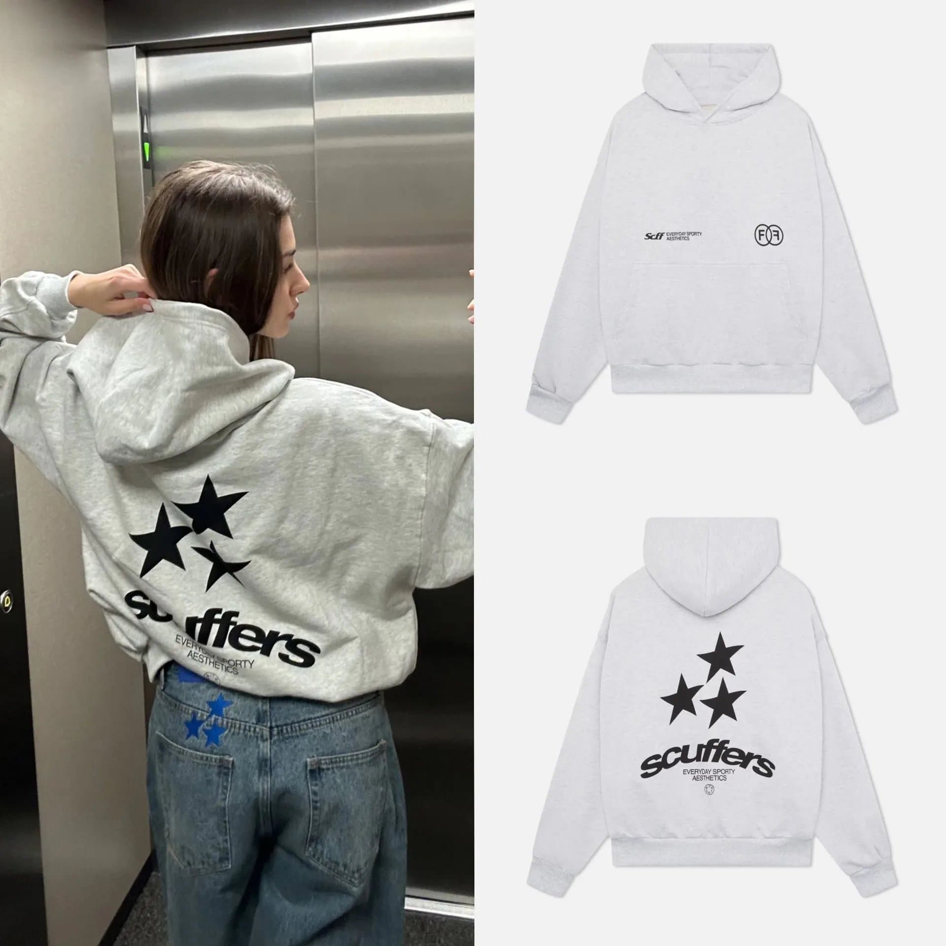 Scuffers Hoodie Three Stars