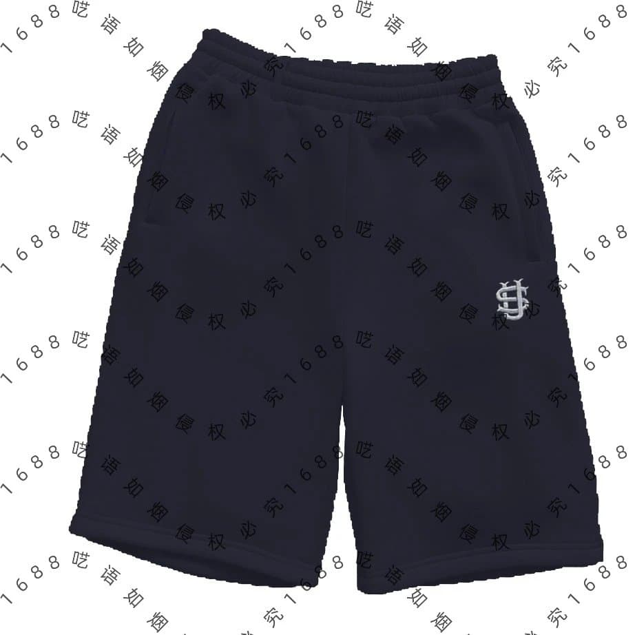 Supreme Zip-Cuff Jeans Black — 大logo深蓝色短裤