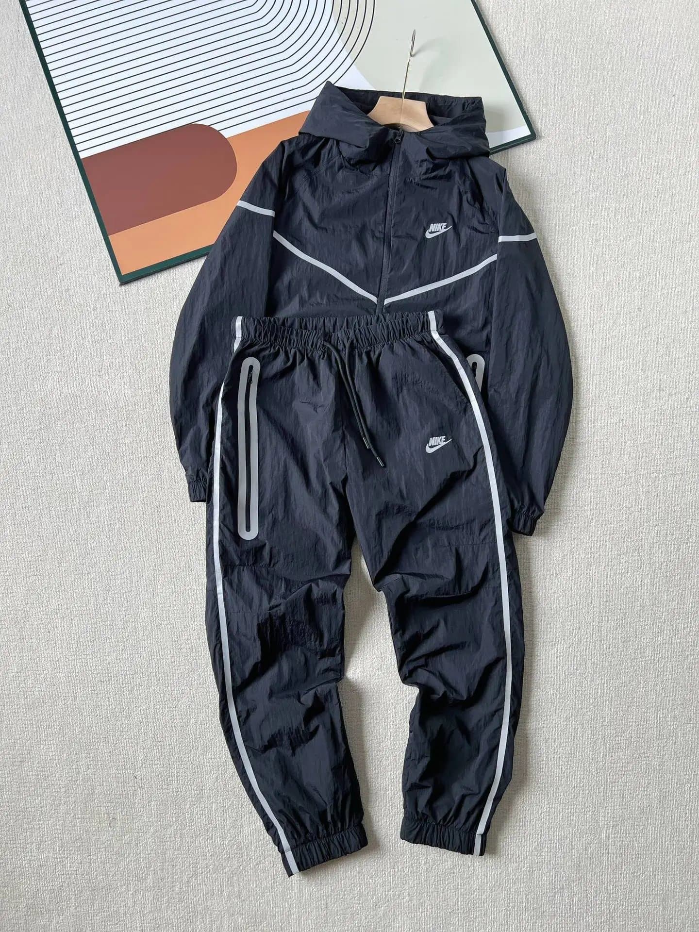 Nike Windrunner Jacket Two-Tone Grey — 28黑色套装