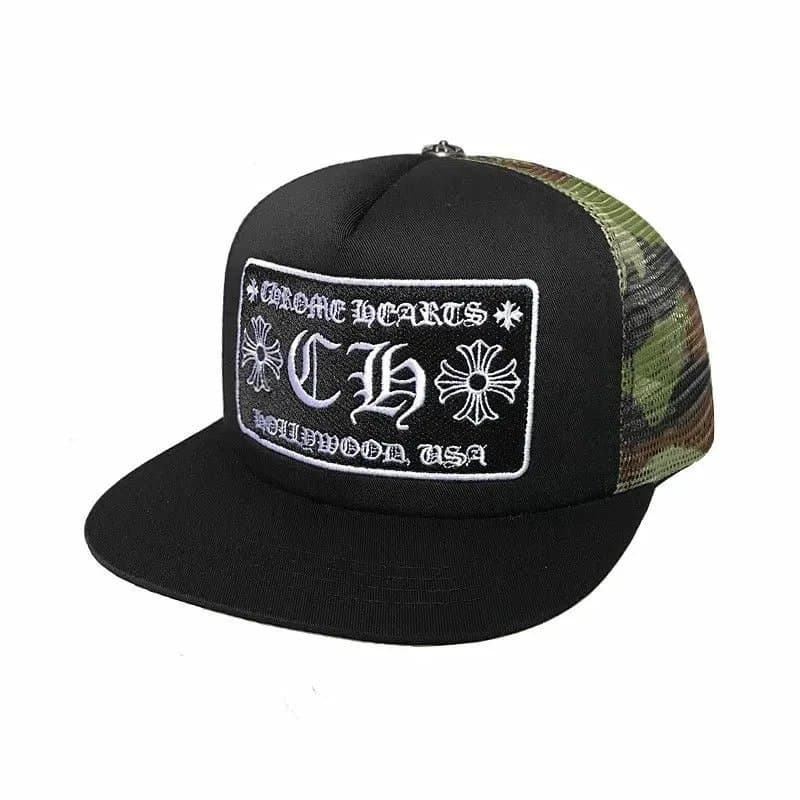 Chrome Hearts Trucker Hat Multi-Cross Embroidery — 28