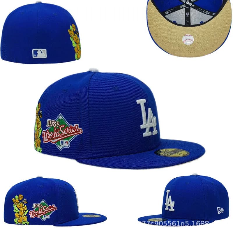 New Era × MLB 59FIFTY Fitted Cap LA Dodgers Black/White — 如图39