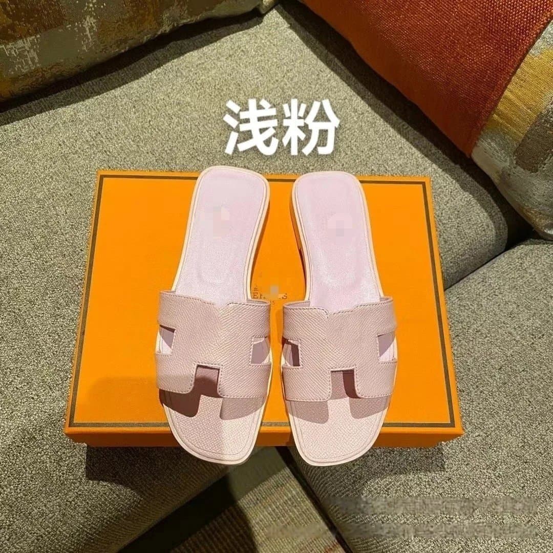 Hermès Oran Slide All White — 29