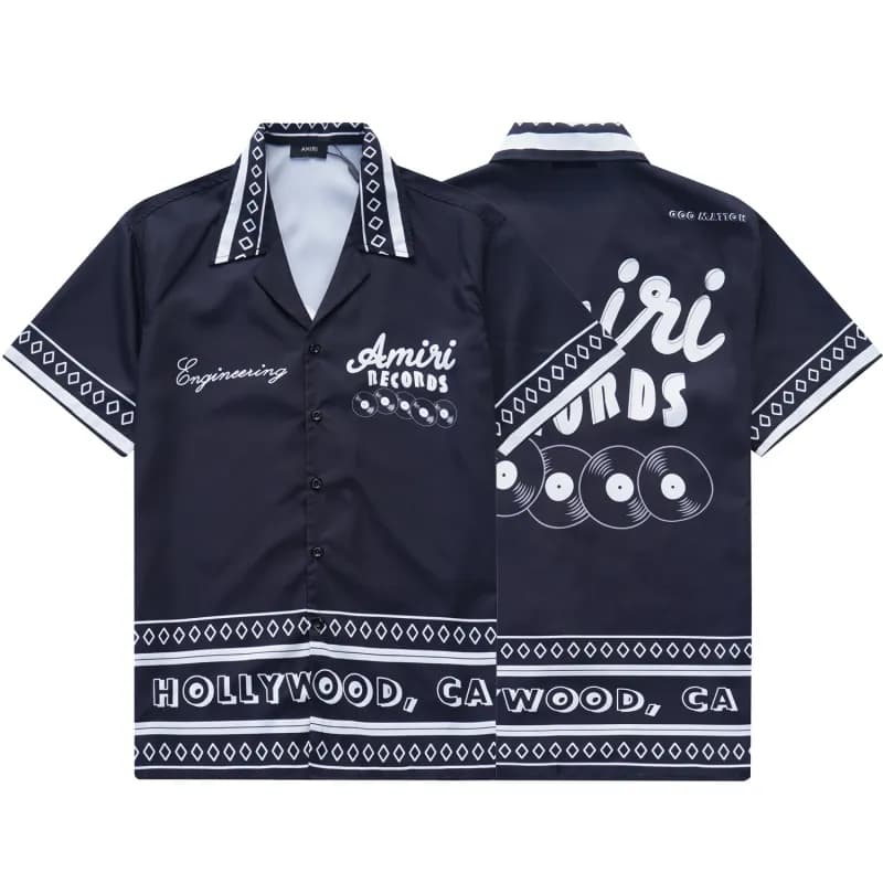 Camp Collar Shirt Amiri Records