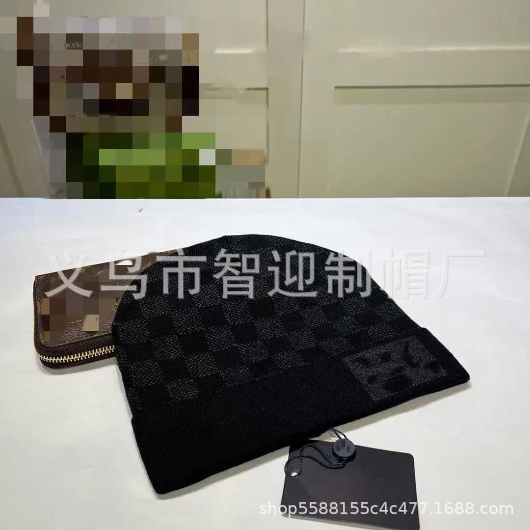 Louis Vuitton Monogram Knit Beanie Damier Pattern