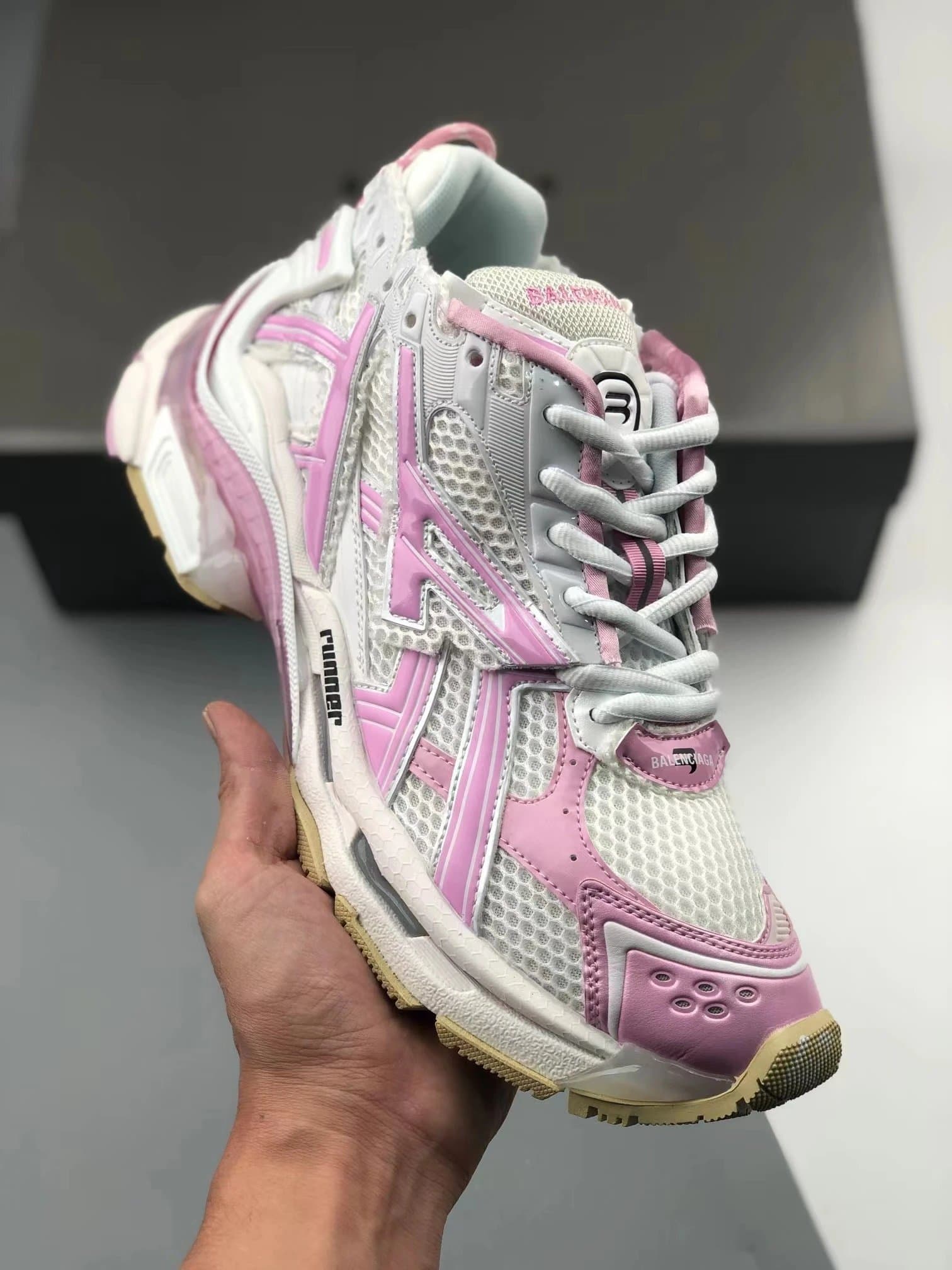 Balenciaga Triple S Pink Mesh