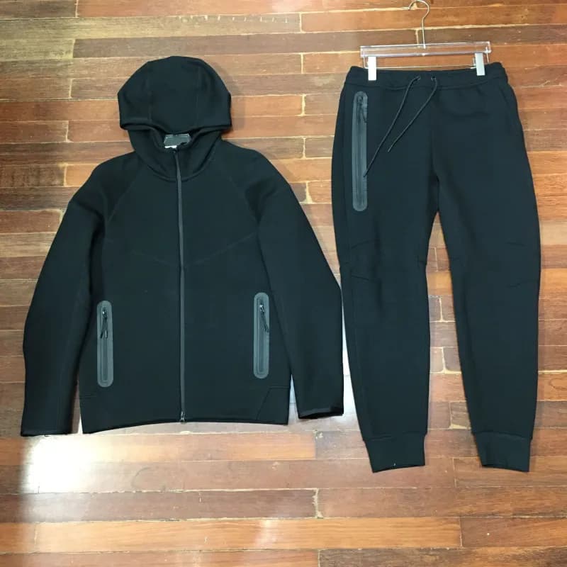 Nike Tech Fleece Hoodie and Joggers All Black