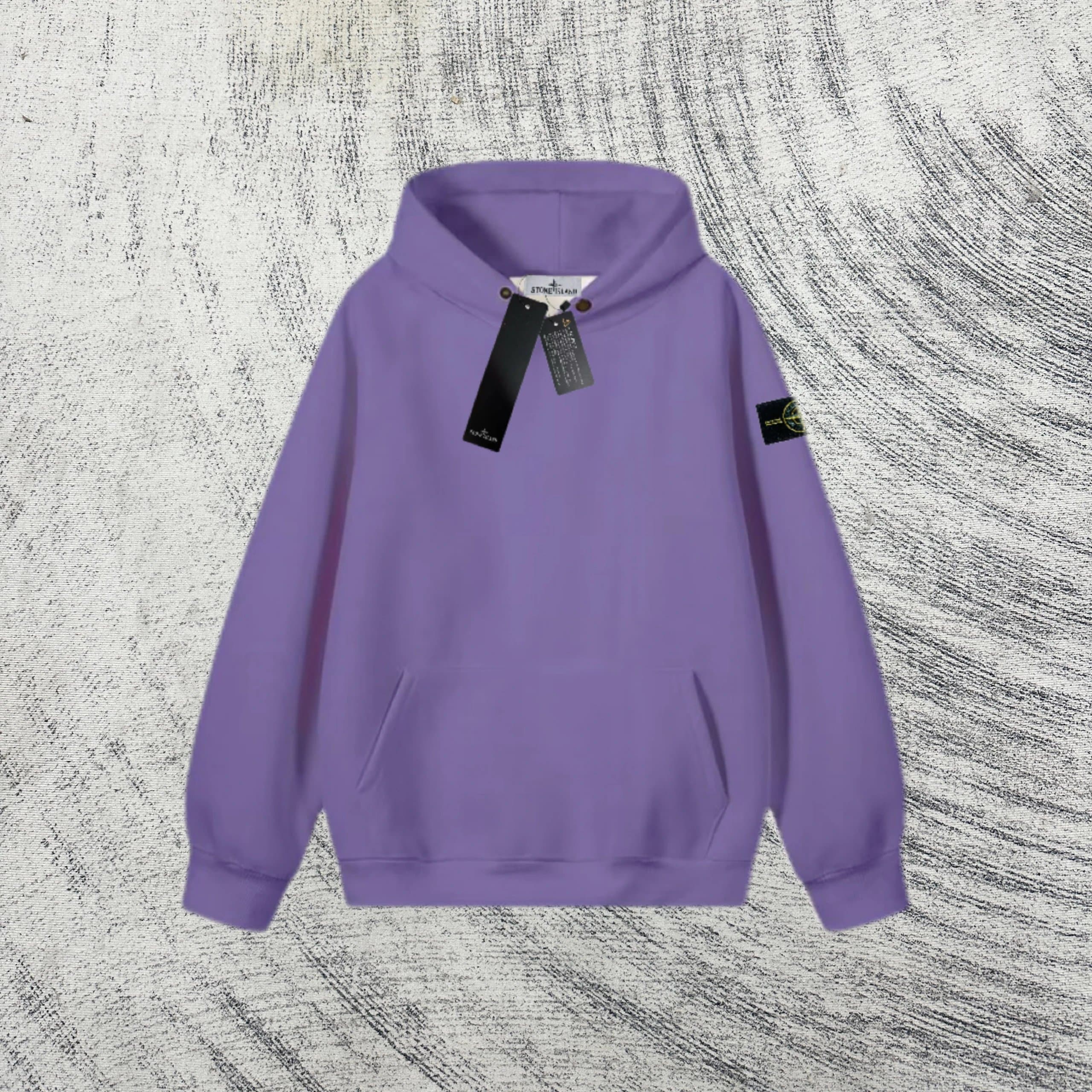 Stone Island Zip-Up Hoodie Diagonal Stripe — 0317021CC