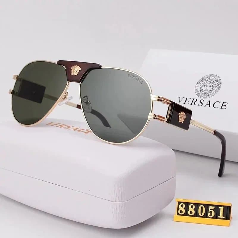 Versace C2 Sunglasses Black/Blue — 060143010-21