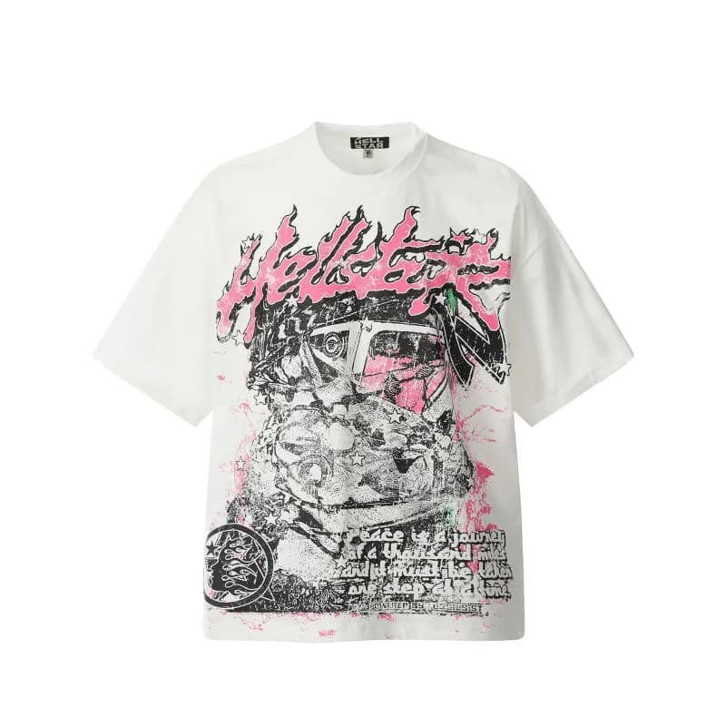 Graphic Tee Hellstar Flame Print