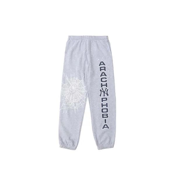 Sp5der Hoodie Spider Web — 酒红色 189-2 灰色