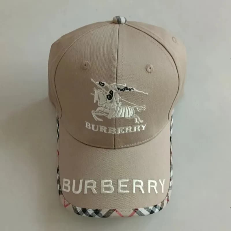 Burberry Baseball Cap Equestrian Knight Logo