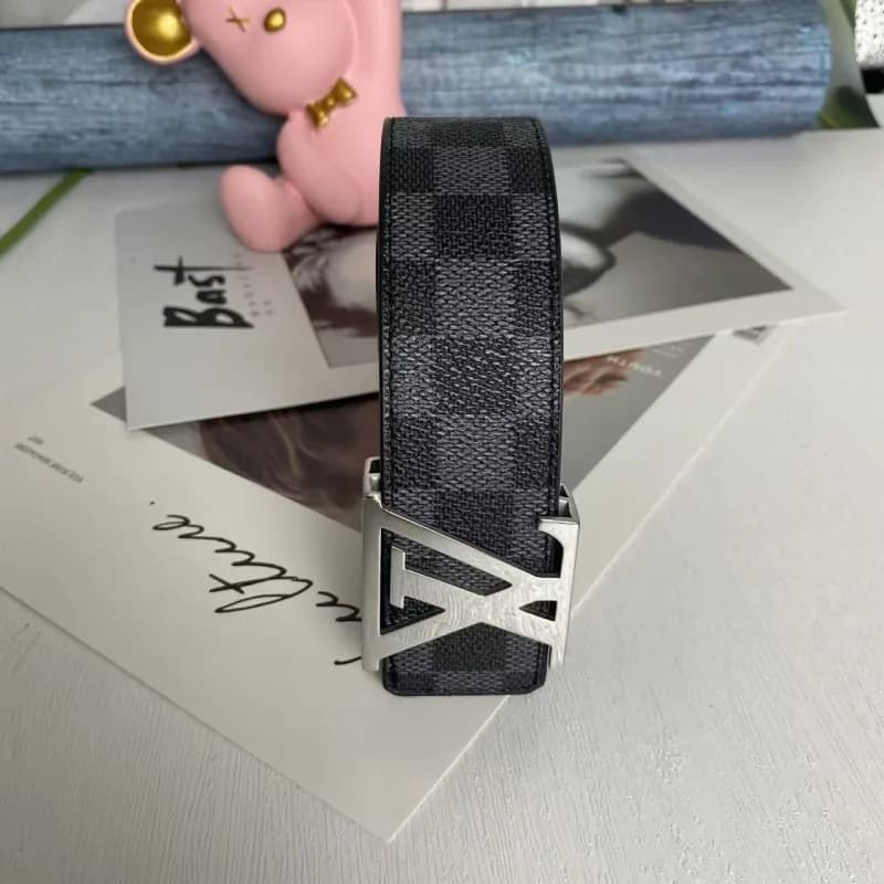 Louis Vuitton LV Belt Damier Graphite