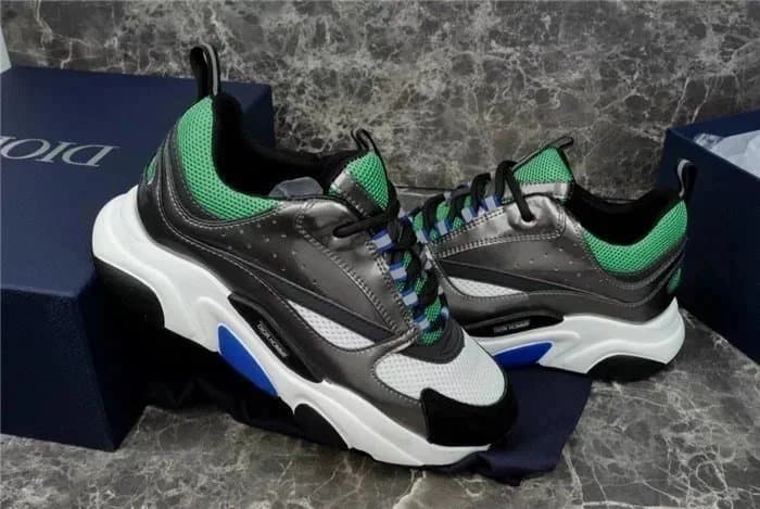 Dior B23 Low Green Mesh