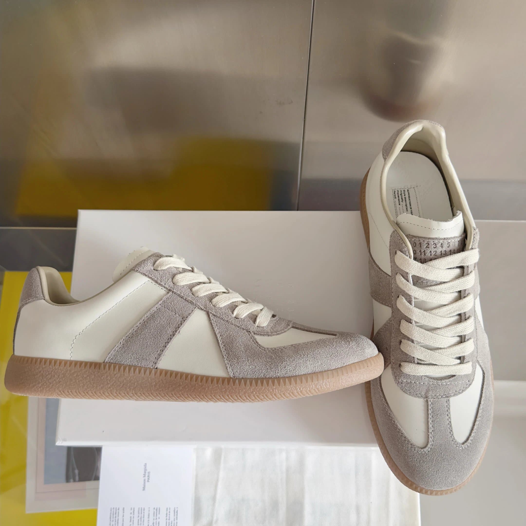Maison Margiela Future Sneaker White Grey Suede