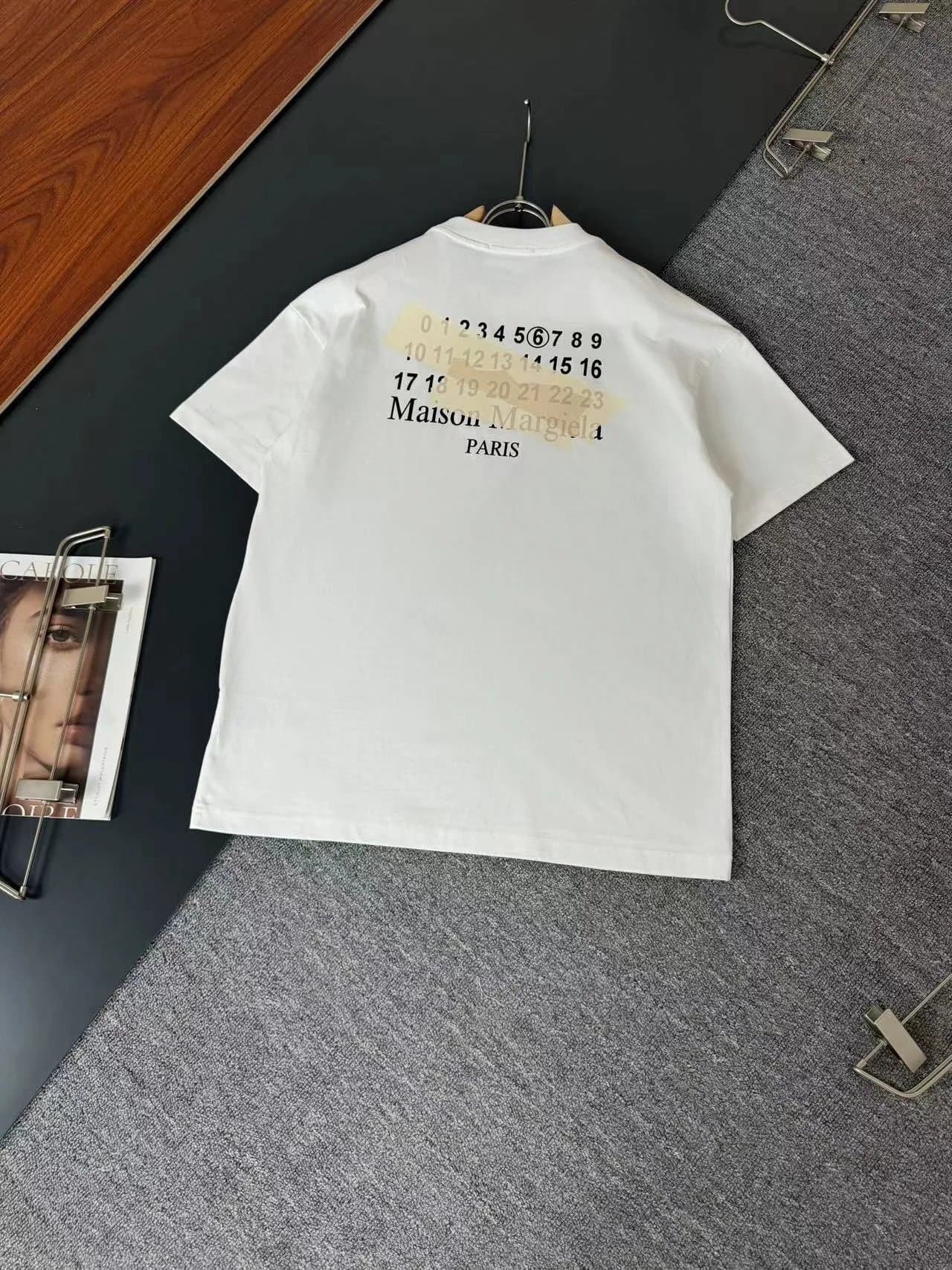 Maison Margiela Numbered Logo Tee Numeric Print — 6