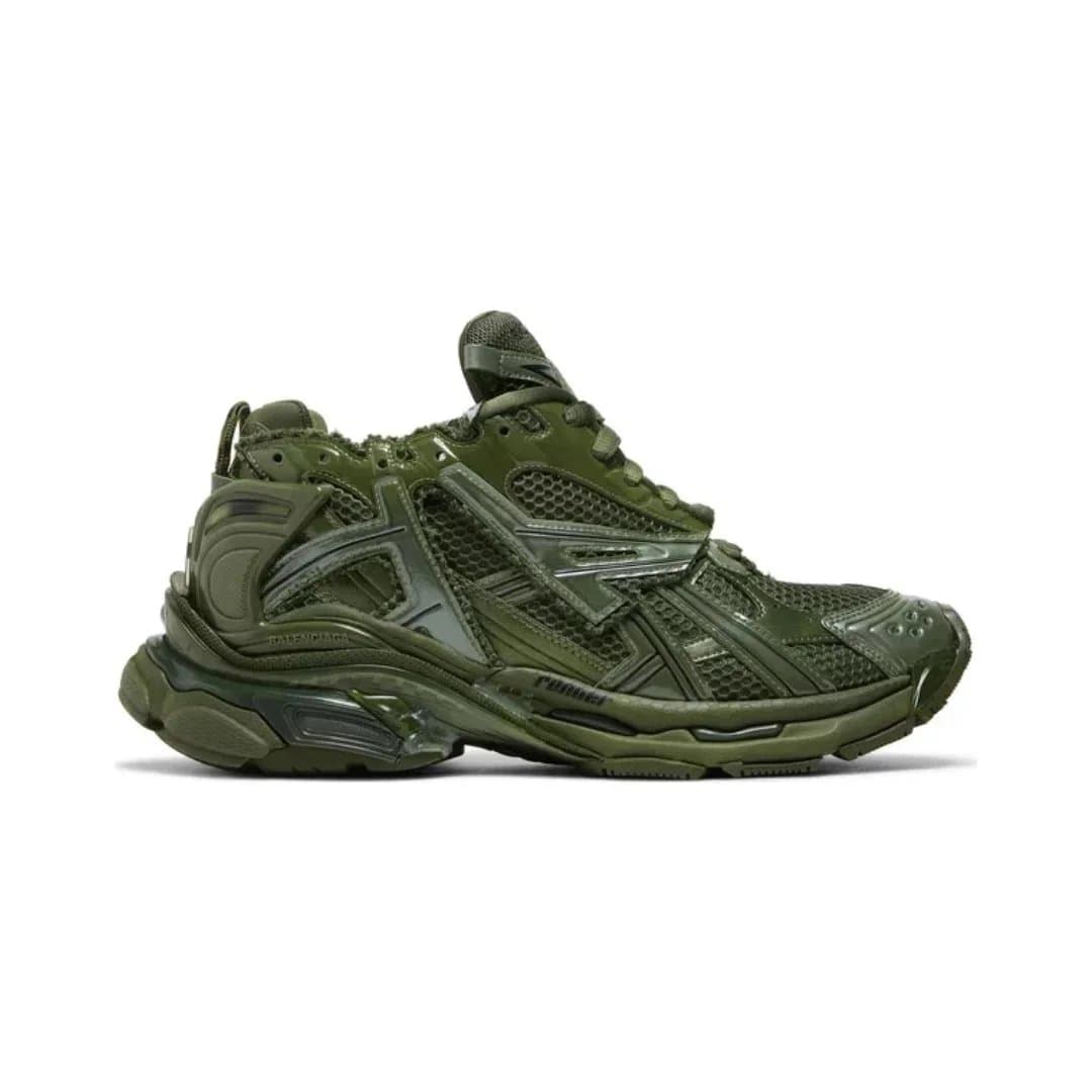 Balenciaga Triple S Graffiti — EU35-EU46（留言备注尺码）无半码 · Dark Green