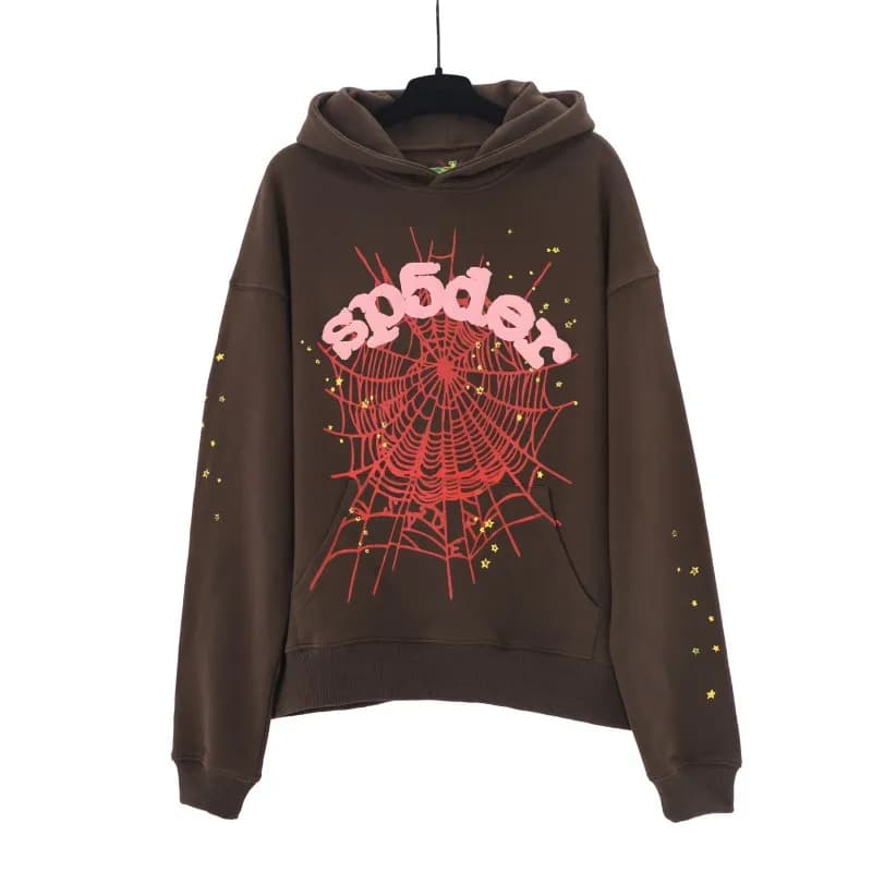 Sp5der Spider Hoodie Spiderweb Graphic