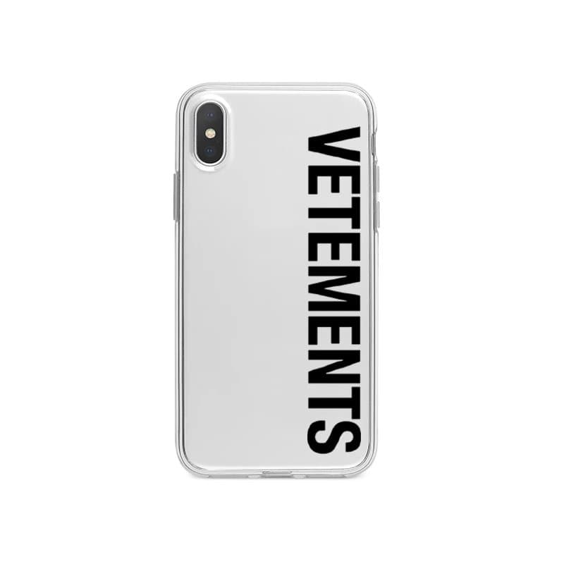 Vetements Phone Case Logo Print