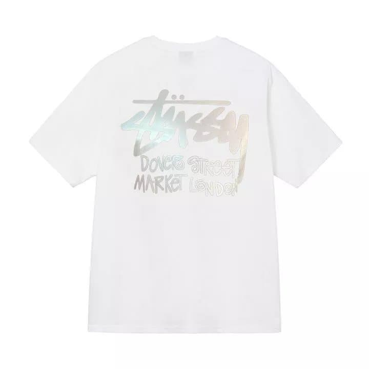 Stüssy City Stack Tee World Cities — 白色【反光】