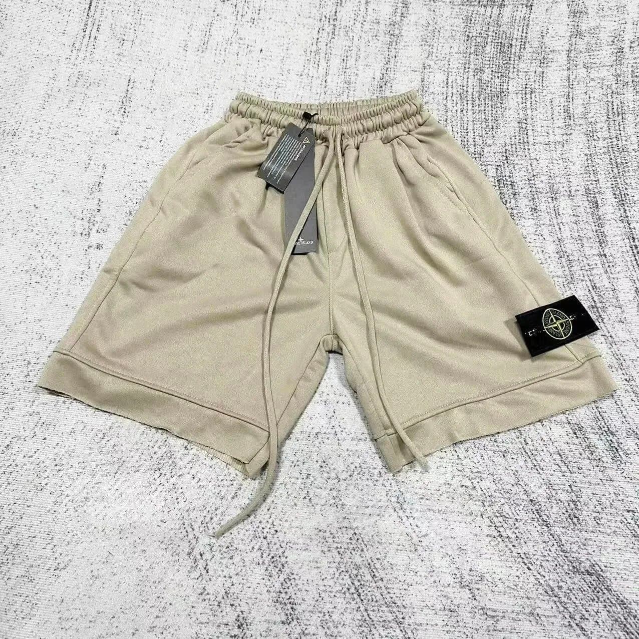 Stone Island Logo Patch Shorts Black — SD22