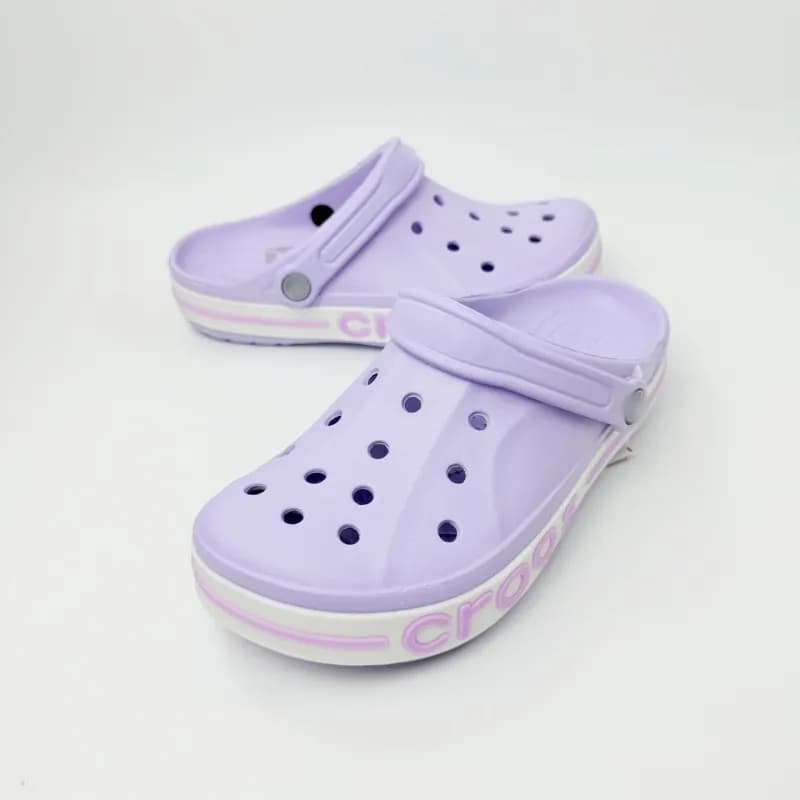 Crocs Classic Clog Lavender with Pink Logo