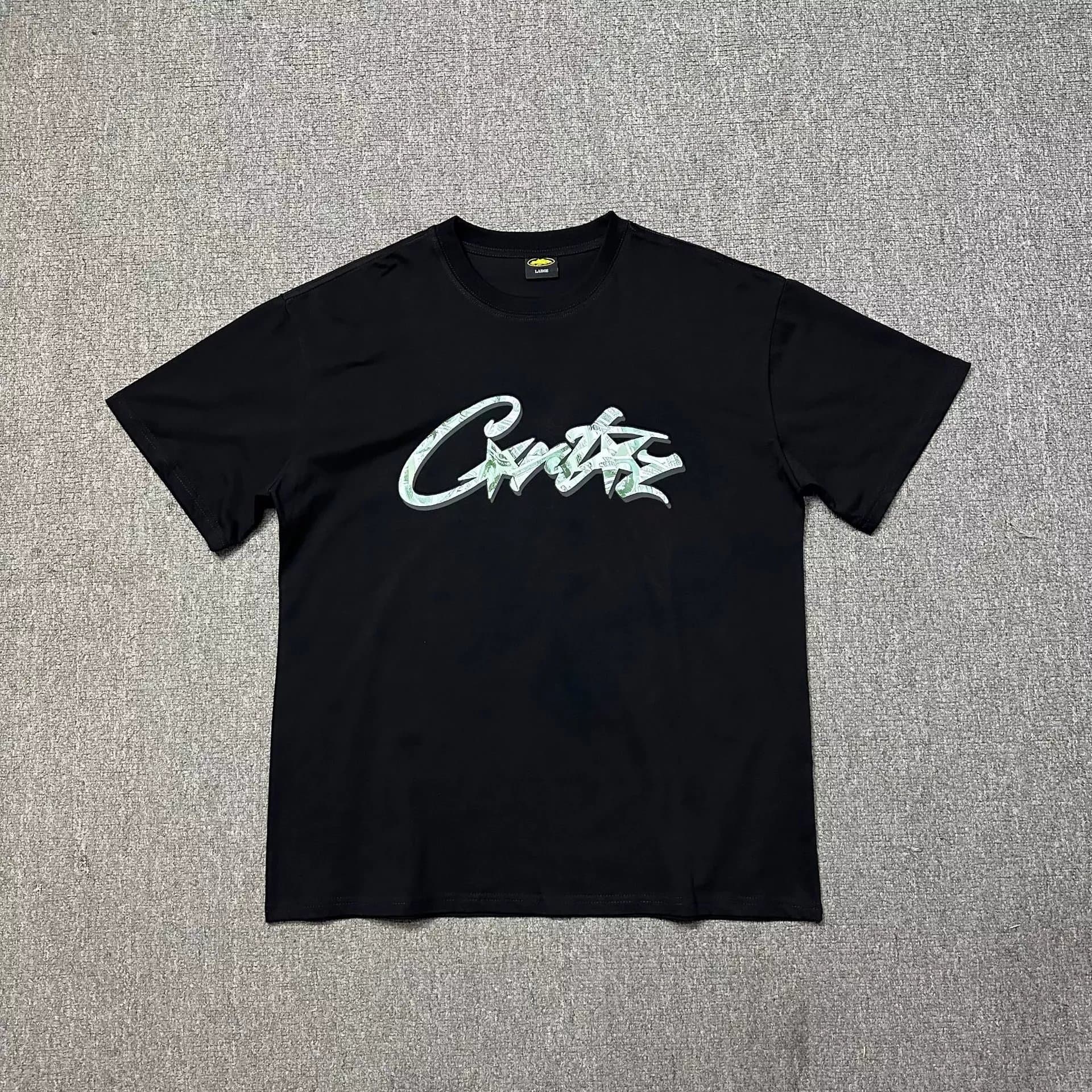 Corteiz Logo Tee Money Print Script