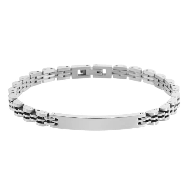 Chrome Hearts Chain Link Bracelet Polished Steel