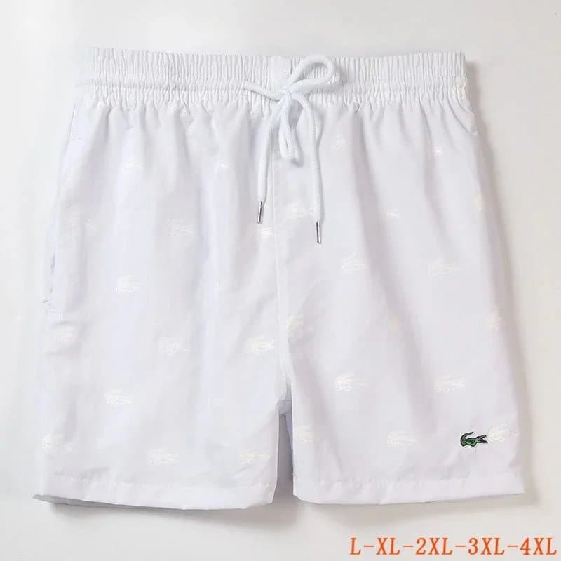 Lacoste Drawstring Shorts Outline Croc Print — 10