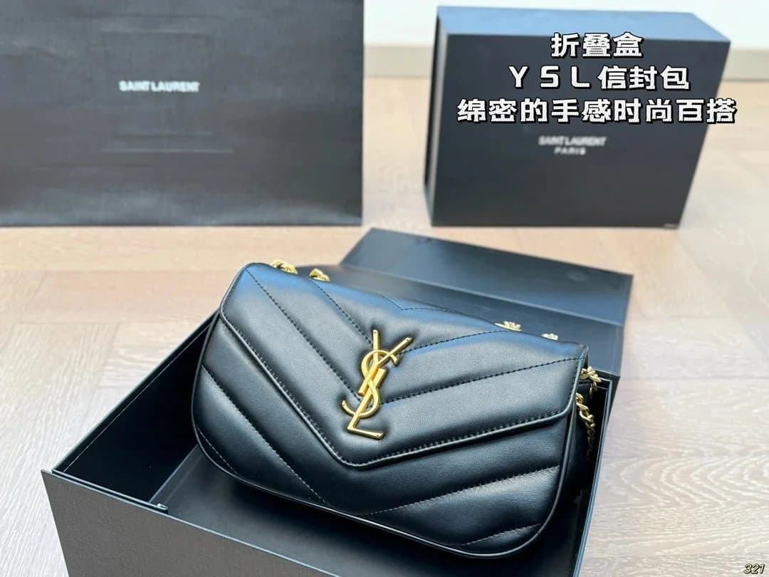 Saint Laurent Lou Lou Quilted Leather