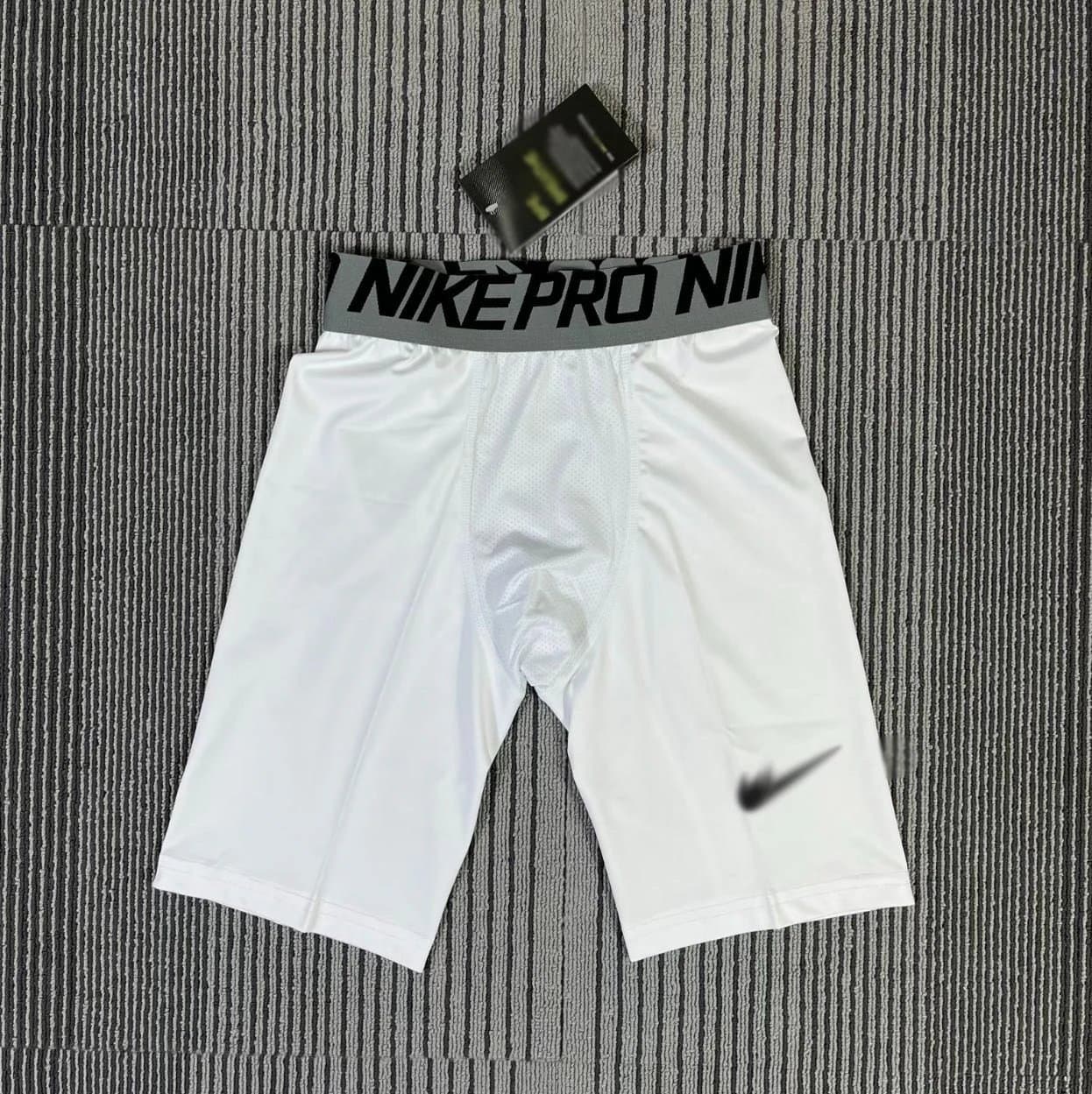 Nike Pro Compression Shorts White