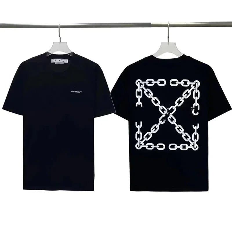 Off-White Painted Arrow T-Shirt Seeing Things — Style 25 Black
