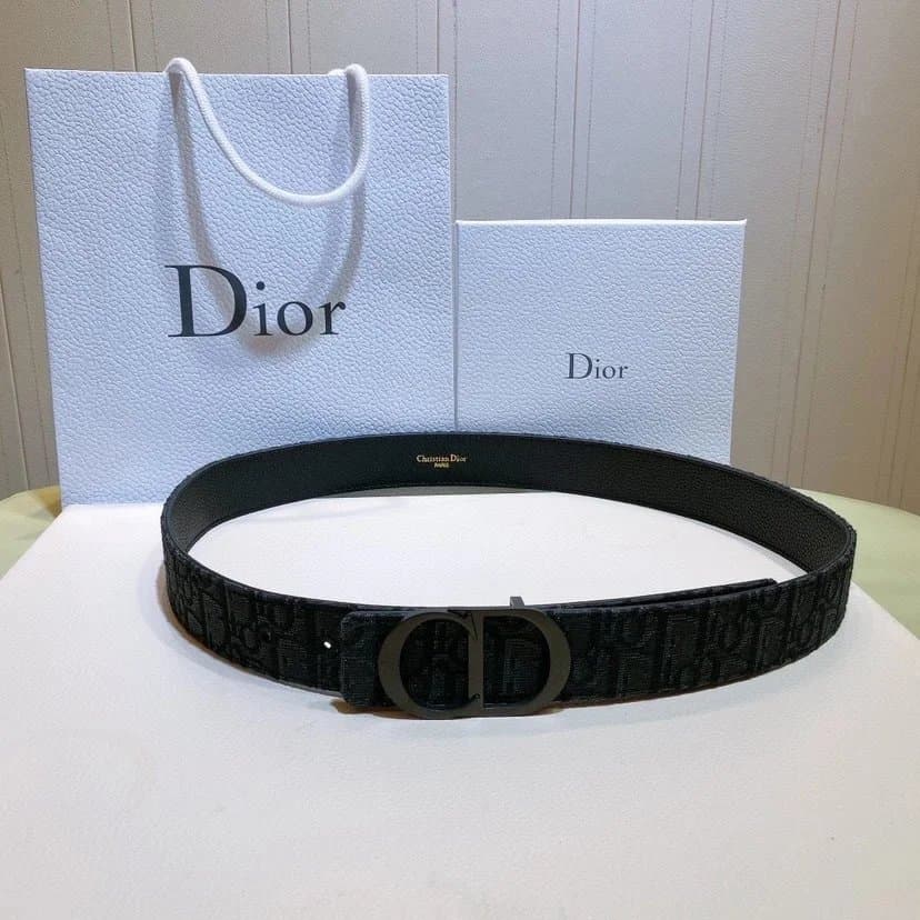 Dior Oblique Belt Monogram Canvas