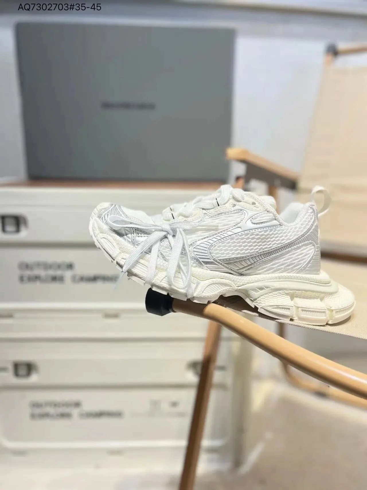 Balenciaga Triple S Black Silver — 4