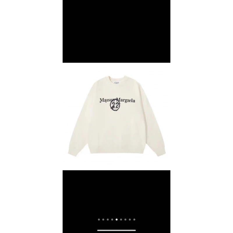 Maison Margiela Logo Knit Sweater Classic Tab Logo
