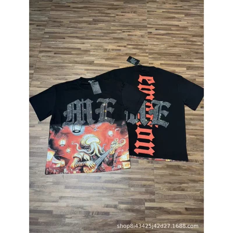 Anti Social Social Club Graphic Tee Alien Print — 8117黑色